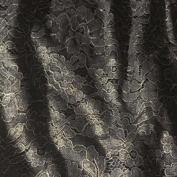 NWT, never worn! ASOS black & gold lace midi dress - Picture 7 of 8